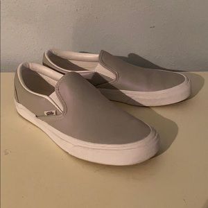 Iridescent slip on vans